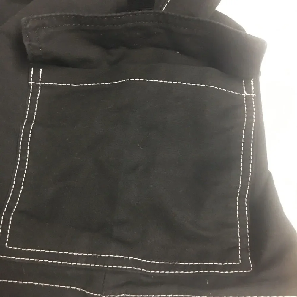 Nasty Gal Skirt 6 Womens‎ Black Cargo Mini Casual White Stitching Fashion skirt